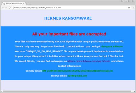 hermes decrypter|what is hermes malware.